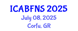 International Conference on Agricultural Biotechnology, Food and Nutritional Sciences (ICABFNS) July 08, 2025 - Corfu, Greece