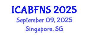 International Conference on Agricultural Biotechnology, Food and Nutritional Sciences (ICABFNS) September 09, 2025 - Singapore, Singapore