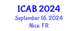 International Conference on Agricultural Biotechnology (ICAB) September 16, 2024 - Nice, France