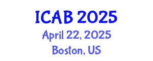International Conference on Agricultural Biotechnology (ICAB) April 22, 2025 - Boston, United States