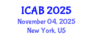 International Conference on Agricultural Biotechnology (ICAB) November 04, 2025 - New York, United States