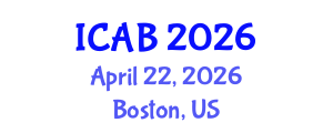 International Conference on Agricultural Biotechnology (ICAB) April 22, 2026 - Boston, United States