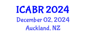 International Conference on Agricultural Biotechnology Research (ICABR) December 02, 2024 - Auckland, New Zealand