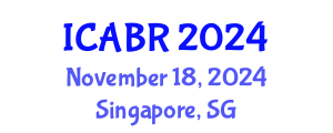 International Conference on Agricultural Biotechnology Research (ICABR) November 18, 2024 - Singapore, Singapore