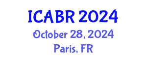 International Conference on Agricultural Biotechnology Research (ICABR) October 28, 2024 - Paris, France
