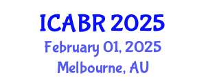 International Conference on Agricultural Biotechnology Research (ICABR) February 01, 2025 - Melbourne, Australia