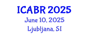 International Conference on Agricultural Biotechnology Research (ICABR) June 10, 2025 - Ljubljana, Slovenia