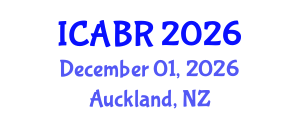 International Conference on Agricultural Biotechnology Research (ICABR) December 01, 2026 - Auckland, New Zealand International Conference on Agricultural Biotechnology Research (ICABR) December 01, 2026 - Auckland, New Zealand