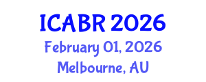 International Conference on Agricultural Biotechnology Research (ICABR) February 01, 2026 - Melbourne, Australia