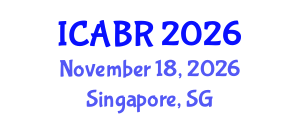 International Conference on Agricultural Biotechnology Research (ICABR) November 18, 2026 - Singapore, Singapore