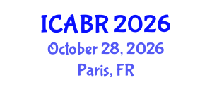 International Conference on Agricultural Biotechnology Research (ICABR) October 28, 2026 - Paris, France