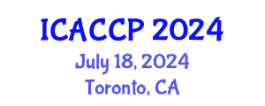 International Conference on Agricultural Chemistry and Crop Protection (ICACCP) July 18, 2024 - Toronto, Canada
