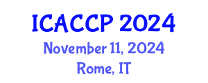 International Conference on Agricultural Chemistry and Crop Protection (ICACCP) November 11, 2024 - Rome, Italy