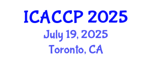 International Conference on Agricultural Chemistry and Crop Protection (ICACCP) July 19, 2025 - Toronto, Canada