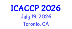 International Conference on Agricultural Chemistry and Crop Protection (ICACCP) July 19, 2026 - Toronto, Canada