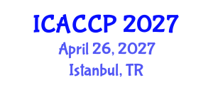 International Conference on Agricultural Chemistry and Crop Protection (ICACCP) April 26, 2027 - Istanbul, Turkey International Conference on Agricultural Chemistry and Crop Protection (ICACCP) April 26, 2027 - Istanbul, Turkey