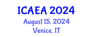 International Conference on Agricultural Economics and Agribusiness (ICAEA) August 15, 2024 - Venice, Italy