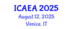International Conference on Agricultural Economics and Agribusiness (ICAEA) August 12, 2025 - Venice, Italy