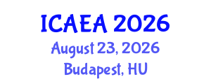 International Conference on Agricultural Economics and Agribusiness (ICAEA) August 23, 2026 - Budapest, Hungary