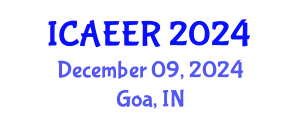 International Conference on Agricultural Economics and Environmental Research (ICAEER) December 09, 2024 - Goa, India