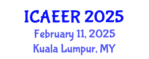 International Conference on Agricultural Economics and Environmental Research (ICAEER) February 11, 2025 - Kuala Lumpur, Malaysia