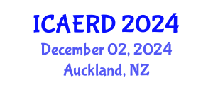 International Conference on Agricultural Economics and Rural Development (ICAERD) December 02, 2024 - Auckland, New Zealand