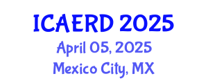 International Conference on Agricultural Economics and Rural Development (ICAERD) April 05, 2025 - Mexico City, Mexico
