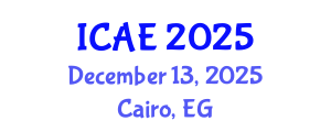 International Conference on Agricultural Economics (ICAE) December 13, 2025 - Cairo, Egypt
