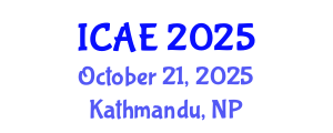 International Conference on Agricultural Economics (ICAE) October 21, 2025 - Kathmandu, Nepal