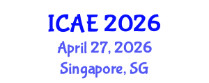 International Conference on Agricultural Economics (ICAE) April 27, 2026 - Singapore, Singapore International Conference on Agricultural Economics (ICAE) April 27, 2026 - Singapore, Singapore