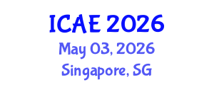 International Conference on Agricultural Economics (ICAE) May 03, 2026 - Singapore, Singapore