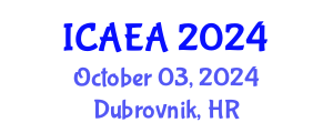 International Conference on Agricultural Engineering and Agroecology (ICAEA) October 03, 2024 - Dubrovnik, Croatia