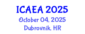 International Conference on Agricultural Engineering and Agroecology (ICAEA) October 04, 2025 - Dubrovnik, Croatia