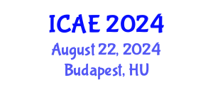 International Conference on Agricultural Engineering (ICAE) August 22, 2024 - Budapest, Hungary