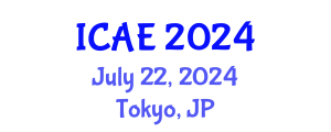 International Conference on Agricultural Engineering (ICAE) July 22, 2024 - Tokyo, Japan