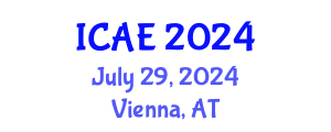 International Conference on Agricultural Engineering (ICAE) July 29, 2024 - Vienna, Austria