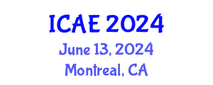 International Conference on Agricultural Engineering (ICAE) June 13, 2024 - Montreal, Canada