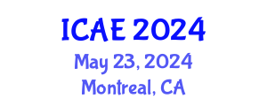International Conference on Agricultural Engineering (ICAE) May 23, 2024 - Montreal, Canada