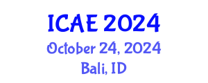 International Conference on Agricultural Engineering (ICAE) October 24, 2024 - Bali, Indonesia