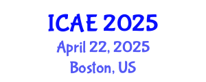 International Conference on Agricultural Engineering (ICAE) April 22, 2025 - Boston, United States