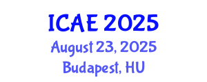 International Conference on Agricultural Engineering (ICAE) August 23, 2025 - Budapest, Hungary