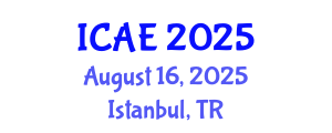 International Conference on Agricultural Engineering (ICAE) August 16, 2025 - Istanbul, Turkey