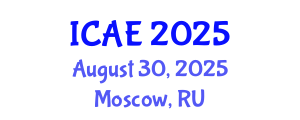 International Conference on Agricultural Engineering (ICAE) August 30, 2025 - Moscow, Russia