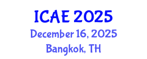 International Conference on Agricultural Engineering (ICAE) December 16, 2025 - Bangkok, Thailand