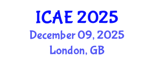 International Conference on Agricultural Engineering (ICAE) December 09, 2025 - London, United Kingdom