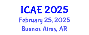 International Conference on Agricultural Engineering (ICAE) February 25, 2025 - Buenos Aires, Argentina