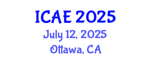 International Conference on Agricultural Engineering (ICAE) July 12, 2025 - Ottawa, Canada