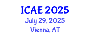 International Conference on Agricultural Engineering (ICAE) July 29, 2025 - Vienna, Austria