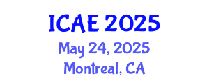 International Conference on Agricultural Engineering (ICAE) May 24, 2025 - Montreal, Canada
