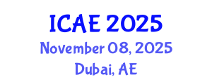 International Conference on Agricultural Engineering (ICAE) November 08, 2025 - Dubai, United Arab Emirates